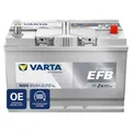 VARTA Automotive DYNAMIC EFB (N85) 12V 85Ah 800A - Nassbatterie für Start-Stopp Systeme - Starterbatterie für Autos mit erhöhtem Energiebedarf - Wartungsfreie Bleisäurebatterie