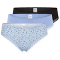 Schiesser String Modern Multipacks (3er Pack) Spitzenbänder, Baumwollmischung, Single Jersey bunt 38