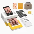 KODAK Dock Plus 10 x 15 cm Fotodrucker, 50 Blatt, Docking & Bluetooth Smartphone Drucker für iPhone & Android, Sofort-Farbdruck, 4PASS Farbsublimation