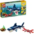 LEGO Creator 31088 - Bewohner der Tiefsee 230 Teile  3-in-1-Set Hai Seeteufel
