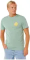 Rip Curl 2026 Herren Wettie Passage Icon Tee 10EMTE – Aloe Herrengröße – L, Grün