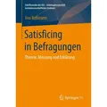 Satisficing in Befragungen von Joss Roßmann / Springer Fachmedien Wiesbaden / Taschenbuch