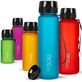 720°DGREE Trinkflasche 1l Sport “uberBottle“ softTouch +Sieb - BPA-Frei - Wasserflasche für Uni, Arbeit, Fitness, Fahrrad, Outdoor, Job - Sportflasche aus Tritan - Leicht, Stoßfest, Wiederverwendbar