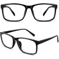 Clear Nerd Brille Extra Schmaler Rahmen Slim Rechteck Geek Style