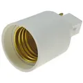 ChiliTec Lampensockel-Adapter, Kunststoff G24 auf E27, G24 universal d1,d2,d3
