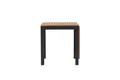 ebuy24 Bistrotisch Diego Cafetisch B70xL70/132cm mit Zusatzplatten sc