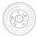 2x A.B.S. 16494 Bremsscheibe vorne passend für NISSAN