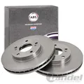2x A.B.S. BREMSSCHEIBEN 280mm VORNE passend für NISSAN 200SX 300ZX