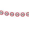 30. Geburtstag Wimpelkette Verkehrsschilder Wimpelgirlande Geburtstagsgirlande
