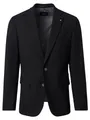 VENTI Herren Anzugsakko FORMAL Revers Polyestermix Schwarz 50