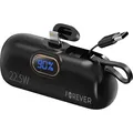Forever Mini-Powerbank MTB-100 22,5W 5000 mAh Lightning schwarz (5000 mAh, 22.50 W, 18.50 Wh) (MTB-100)