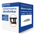 Auto Hak Anhängerkupplung abnehmbar für MERCEDES E-Klasse Coupe Typ C124 AHK