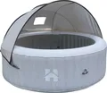 HOME DELUXE - Outdoor Whirlpool Sonnendach AQUASUN - für SPLASH und Drop -125 x 185 x 140 cm, Farbe: Grau
