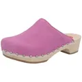 BERKEMANN Berkemann weiblich Holz Metro-Toeffler Clogs Leder Clog rosa 5,0