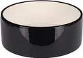Flamingo Hundenapf Keramik – rund – 900ml – schwarz & weiß – spülmaschinenfest – für mittelgroße Hunde Dog Bowl Rocky