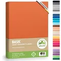 leevitex® Spannbettlaken Jersey aus 100% Baumwolle, für Kinder- & Standardmatratzen, Jersey, Gummizug: rundum, (1 Stück), 100% Baumwolle, anschmiegsam & dehnbar, diverse Größen und Farben 90 - 100 cm x 200 cm