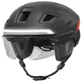 ABUS HYP E ACE volcano titan (S) Cityhelm mit LED und Belüftungssystem