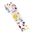 folia Stickerrolle Unicorn 352 Sticker 4m Länge Motivgröße 0.7 bis 3.2 cm