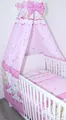 Primawela Betthimmel Vollstoff Himmel für Baby Bett Vollstoffhimmel Betthimmel