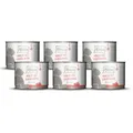 MjAMjAM - Premium Nassfutter für Katzen - Mahlzeit mit leckeren Herzen, 6er Pack (6 x 200 g), getreidefrei mit extra viel Fleisch