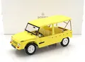 MODELLAUTO STATISCH DIECAST CITROEN MEHARI PLAGE 1983 GELB MASSSTAB 1/18