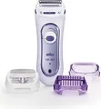 Braun LS 5560 Silk+soft Bodyshave Damenrasierer, 4-8 mm Schnittlänge, Netz/Akkubetrieb, abwaschbar