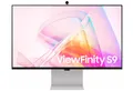 Samsung ViewFinity S9 S27C902PAU - S90PC Series - LED-Monitor - Smart - 68.6 cm (27") - 5120 x 2880 5K @ 60 Hz - IPS - 600 cd/m² - 1000:1 - 5 ms - Mini DisplayPort, Thunderbolt 4 - Lautsprecher - Silber, Metal Silver [Energieklasse F] (LS27C902PAUXEN)