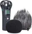 Zoom H1N Recorder Foam & Furry Indoor/Outdoor Windscreen Muff - Windschutz Muff