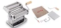 Imperia IPASTA Gourmet Linie. Nudelmaschine für raue Pasta. 100% Made in Italy. Frischpastamaschine aus Edelstahl. Teigmaschine erstellt raue für Teigblätter, Lasagnette, Fettuccine. (Silber)