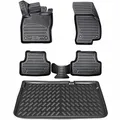 ELMASLINE 3D Gummimatten & Kofferraumwanne für Volkswagen Golf 4 1998-2003 (Passt Nicht in Kombi) | Fußmatten | Kofferraummatte | Zubehör
