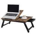 Songmics Laptop-Tisch 55x35 cm – Multifunktionale Laptop-Unterlage