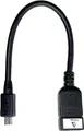 OTG Micro Kabel Adapter USB Host Datenübertragung Datenkabel kompatibel für NOKIA Asha 201  Nokia 808