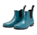 Grand Step Shoes Gummistiefel Vickie (Chelseaboot aus Naturkautschuk) petrol Damen Sneaker