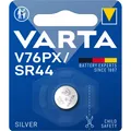 VARTA SILVER Coin V76PX/SR44 Knopfzelle Blister 1 Batterie
