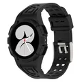 Für Samsung Galaxy Watch 5 40mm Silikon Uhrenarmband mit integriertem Gehäuse
