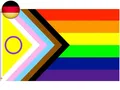 MOGADEE® Progress Pride Flag, Regenbogen Flagge, LGBTQ Flagge, 150x90cm, The 