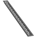 sossai® Lüftungsgitter Aluminium Belüftungsgitter Türgitter in Schwarz (1 St) schwarz 2,4 cm x 37,5 cm