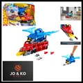 City Spielzeugauto-Trackset, ultimativer 2-in-1 Drachentransporter und 2 Die-...