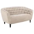 Actona Sofa Ria Stoff Beige 2-Sitzer