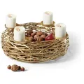 BOSCHENDAL moderner Adventskranz - filigrane Struktur S - 40 cm