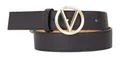 Valentino Damen Hampton Gürtel, Schwarz/Goldfarbenfarben, Small