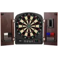 VEVOR Dartboard- und Schrankset Home Dart Board Center Dartscheibe 34,3 cm, verstaubarer Dartschrank mit elektronischer Punktezählung & einfacher Montage, komplett mit sämtlichem Zubehör Party