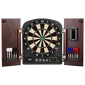 VEVOR Dartboard- und Schrankset Home Dart Board Center Dartscheibe 34,3 cm, verstaubarer Dartschrank mit elektronischer Punktezählung & einfacher Montage, komplett mit sämtlichem Zubehör Party