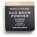Makeup Revolution Revolution Pro Duo Augenbrauenpuder Dunkelbraun (Dunkelbraun) (34400035)