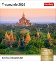 Traumziele Sehnsuchtskalender 2026 - Wochenkalender mit 53 Postkarten: Reise-Kalender mit 53 hochwertigen Postkarten der schönsten Reiseziele der Welt. Postkartenkalender 2026