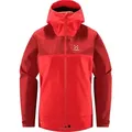 Haglöfs Damen Front Proof Jacket Poppy red/Corrosion XS - Rot - XS