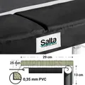 Salta Trampolin Randabdeckung Rechteck 214x305 cm Schwarz Federabdeckung