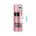 COSMOS LAC Sprühlack rosa, glänzend - Spraydosen Sprühfarbe DIY Lack Acryllack Spray Farbspray Sprühdose Lackspray Farbe für Kunststoff, Metall, UVM. (RAL 3015 - Hellrosa)