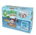 Crinklz Windeln Crinklz Buccaneer - M (75-110 cm) (15-St., Windeln mit Folie und Seefahrer Motiven)