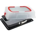 Dr. Oetker Dr Oetker rechteck Springform mit Haube eckiges Kuchenblech 38x25cm